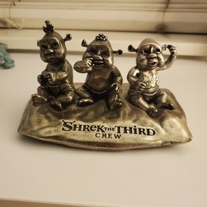 Shrek the Third  Crew  Pewter Statue.